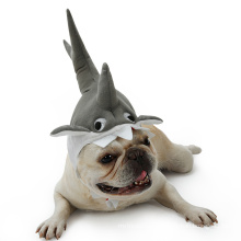 Cute Shark Design Cat Dog Costume Accessories Halloween Cosplay Pet Hat